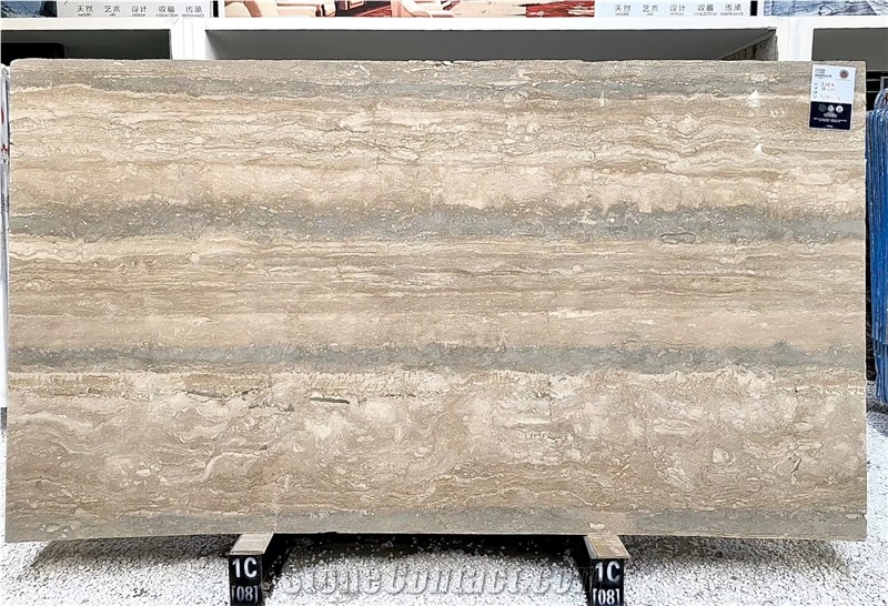 Silver Blue Travertine for Wall Covering