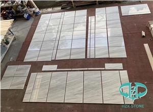 Silver/White Cloud Marble Tile for Flooring/Wall