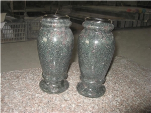 Simple Design Granite Tombstone Flower Vases