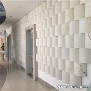 Snow White Artificial Onyx Wall Panel Alabaster