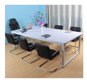Steel Leg Office Conference Desk Study Table