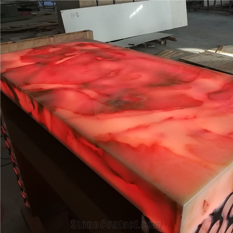 Translucent Alabaster Onxy for Cashier Counter