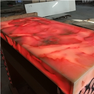 Translucent Alabaster Onxy for Cashier Counter