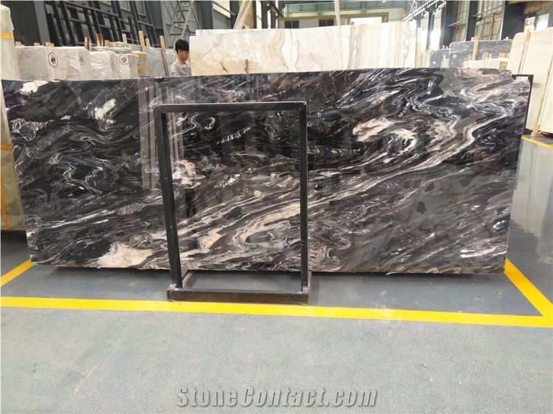 Twill Stone Mystic River Marble Black Marble