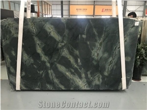 Verde Dark Green Marble Slabs Tiles for Skirting