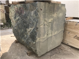 Verde Green Marble Quarry Block