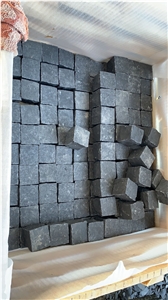 Vietnam Black Basalt Cobblestone Pavers