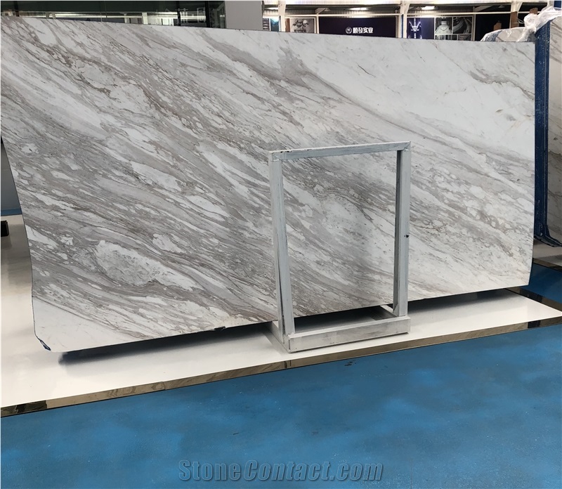 Volakas White Marble Tiles Slabs Wall Covering
