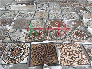 Water-Jet Pattern Mosaics Tiles Bathroom Floor