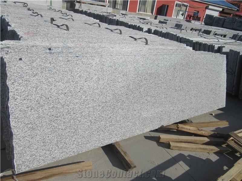 White Granite Flag Slabs 2400upx800x25mm in Stock