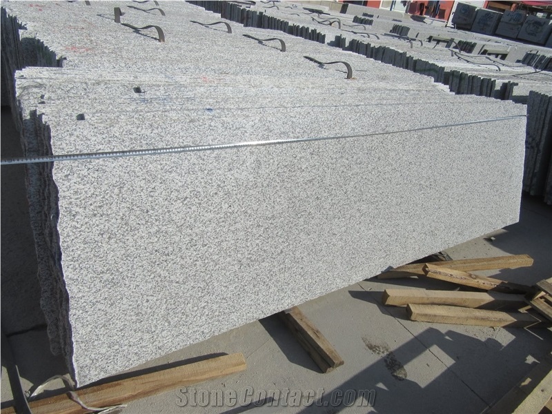 White Granite Flag Slabs 2400upx800x25mm in Stock