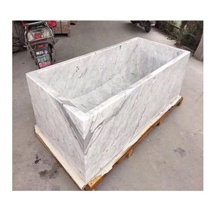 White Marble Natural Stone Bathtub for Sale