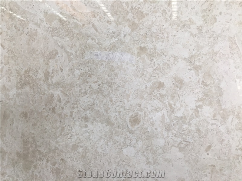 White Rose Beige Marble Flooring Slabs and Tiles