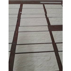 White Sandstone Slabs Tiles for External Cladding