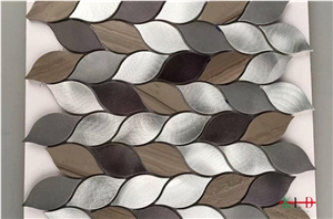 Wood Marble Brick Mosaic Tiles