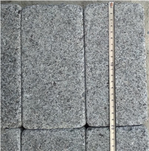 Yixian Black Basalt Paking Cubes Drive Way Stone
