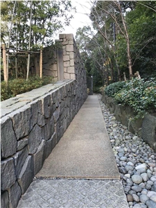Yixian Black Cultured Stone Slate Corner Tile