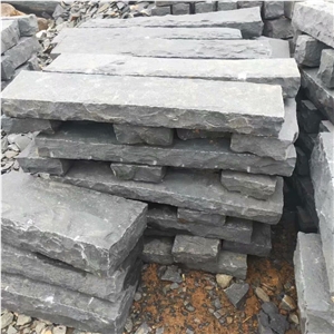 Zhangpu Black Basalt Paving Stone Natural Split