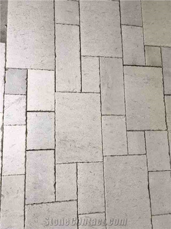 French Paver from Grey Repen Povir Limestone