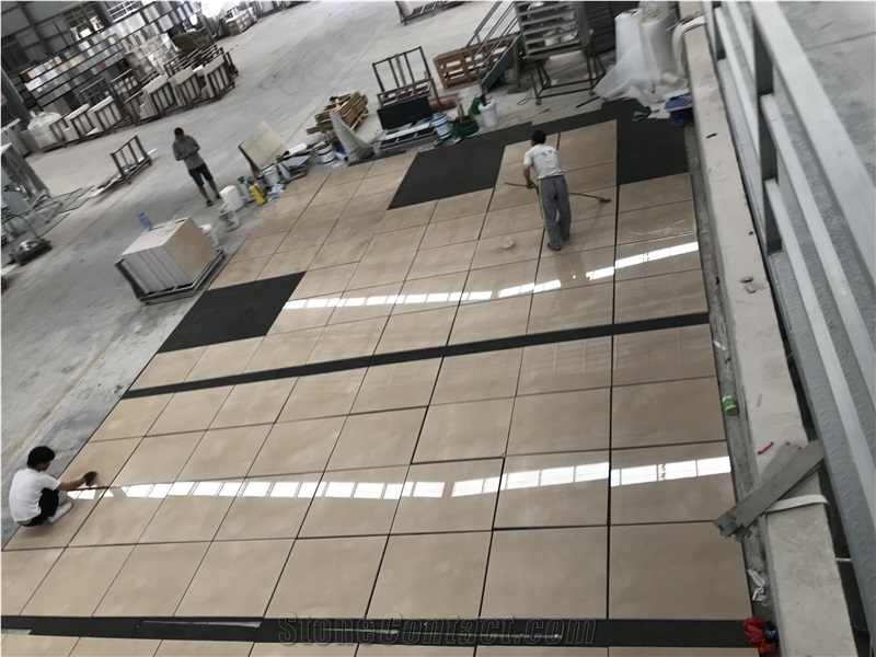 New Cream Marfil Marble Tile for Flooring