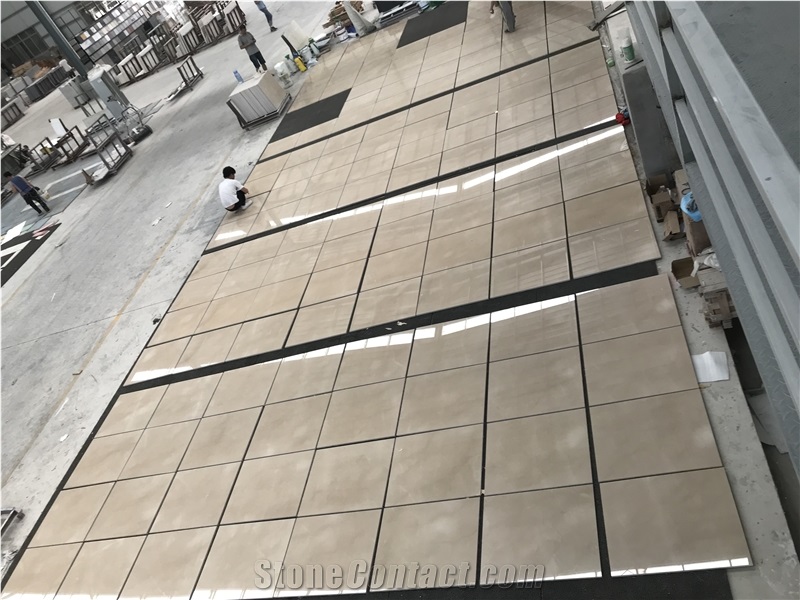 New Cream Marfil Marble Tile for Flooring