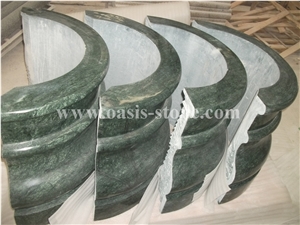 China India Green Marble Column