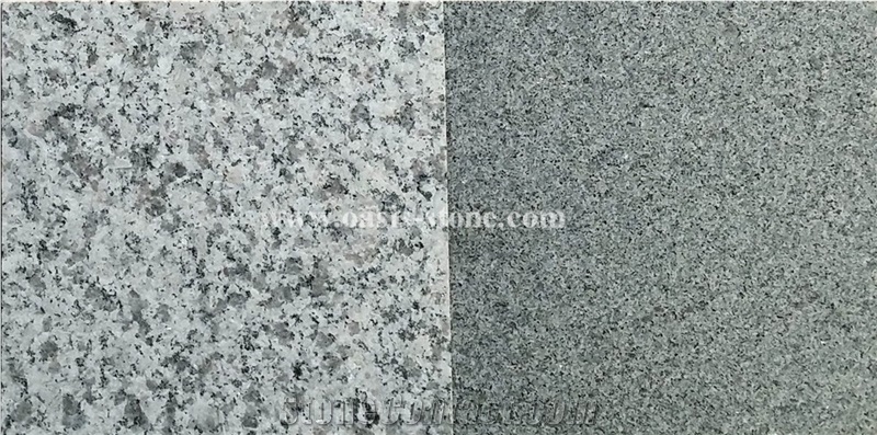 Flamed Grey Granite Slab & Tile