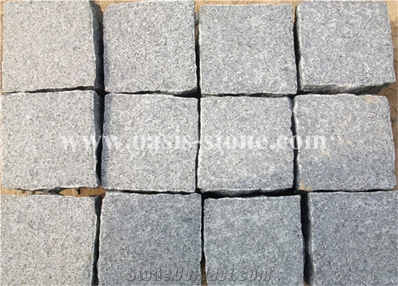 Hot Sale G654 Grey Granite Cube Stone
