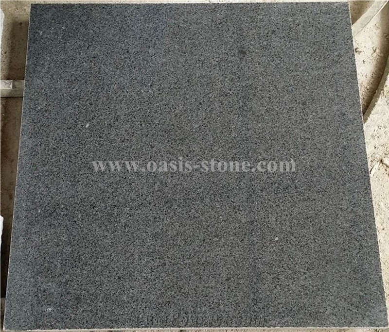 New G654 Black Granite Tiles Exterior Stone Wall