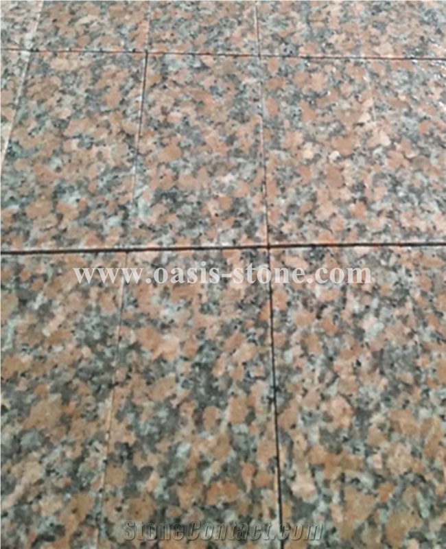 Polished China Hot Sale Maple Red Granite G562