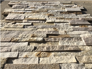 Beige Slate Stacked Ledge Stone Panels Wall Cladding