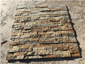 Rust Cladding Stacked Stone Veneer Ledger Wall Cladding