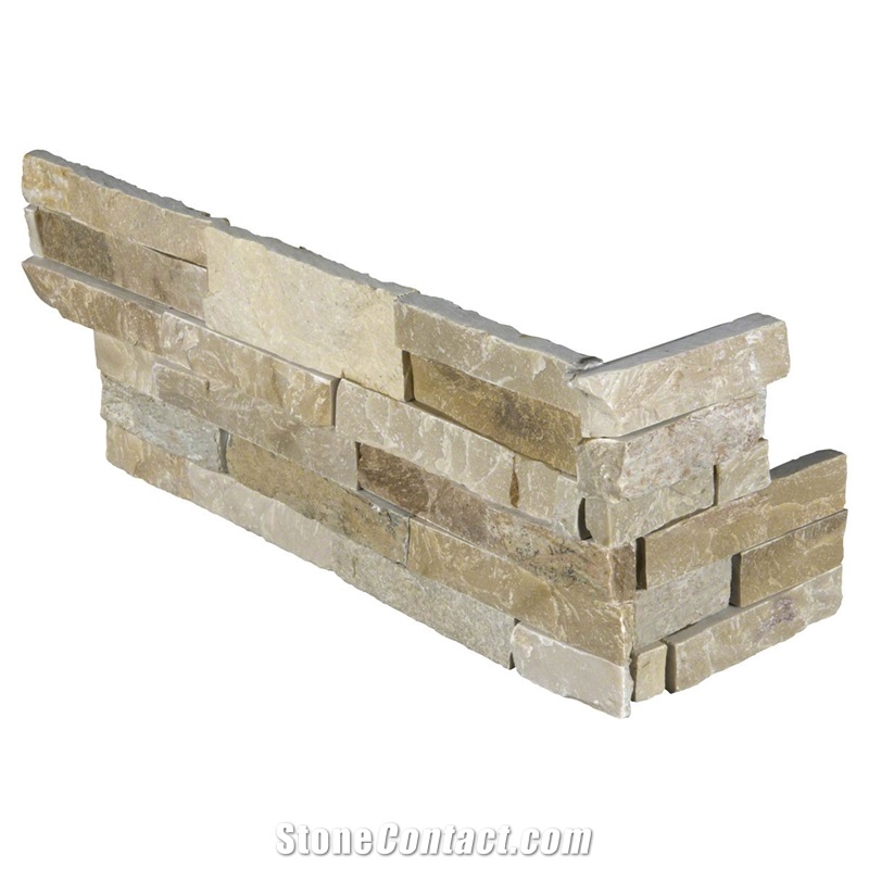 Slate Cultured Wall Cladding Stacked Stone Veneer