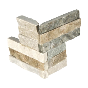 Slate Cultured Wall Cladding Stacked Stone Veneer