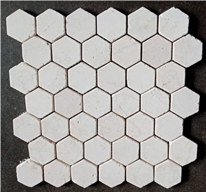 Hexagon Marble Mosaic Tile