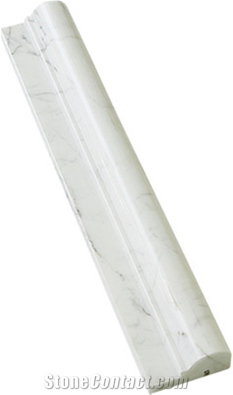 Ariston Carrara White,Crema Marfil Molding Marble
