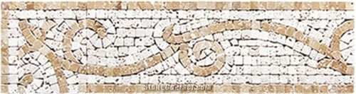Cappucino Marble Mosaics Border