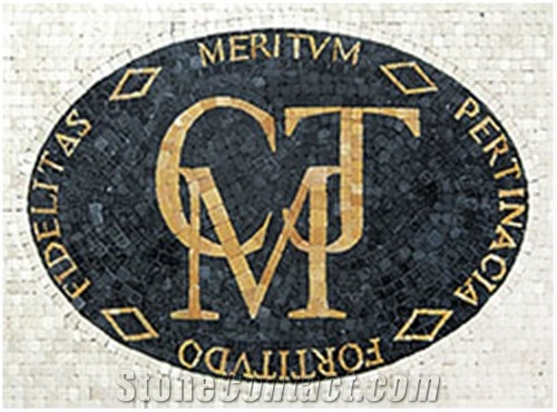 Company Logo Ariston Nero Marquina Medallion