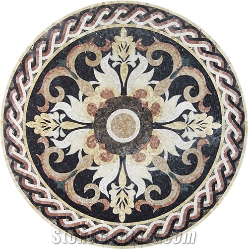 European Style Flowers and Leaves for Carpet