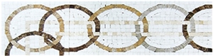 Greece Ariston Marble Mosaics Medallions, Borders