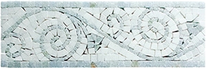 Living Room Wall Marble Mosaics Arts, Medallions Border