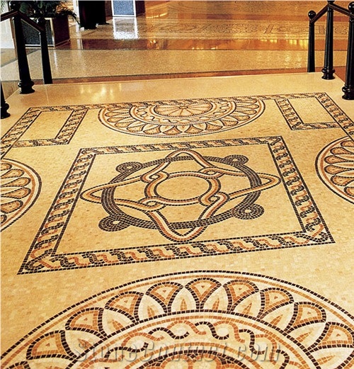 Marble Design Carpet Medallions Pattern Made in China for Projects