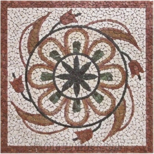 Southeast Asian Style Medallion Pattern for Floor