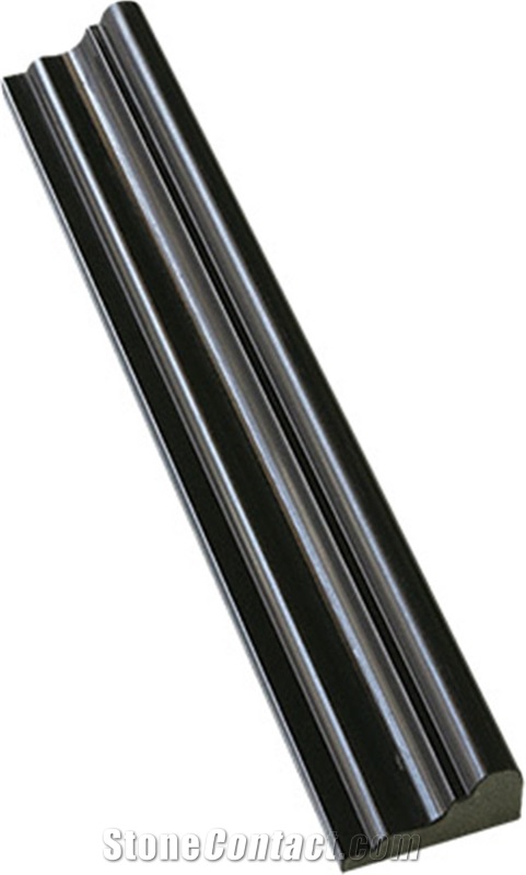 Spain Nero Marquina Marble Polished Marble Molding