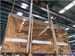 Imperial Wood Marble Tiles Slabs Building Covering