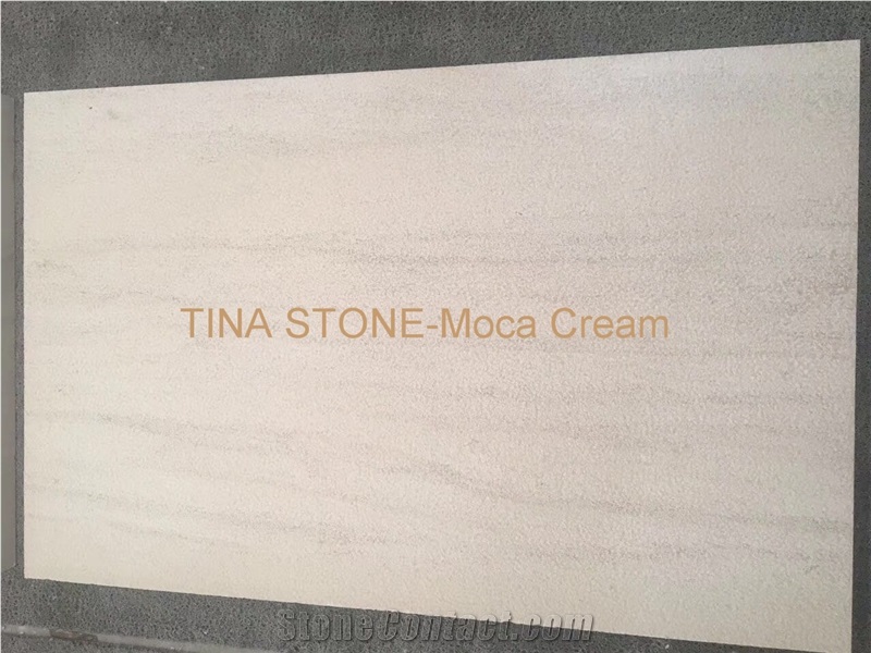 Moca Cream Limestone Tiles Slabs Building Covering
