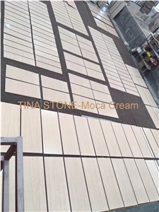 Moca Cream Limestone Tiles Slabs Building Covering