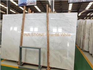 Oriental White Marble Tiles Slabs Floor Covering