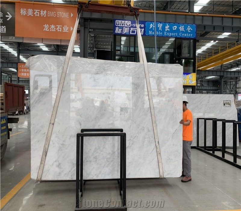 High Quality Iris Pure White Marble for Tiles