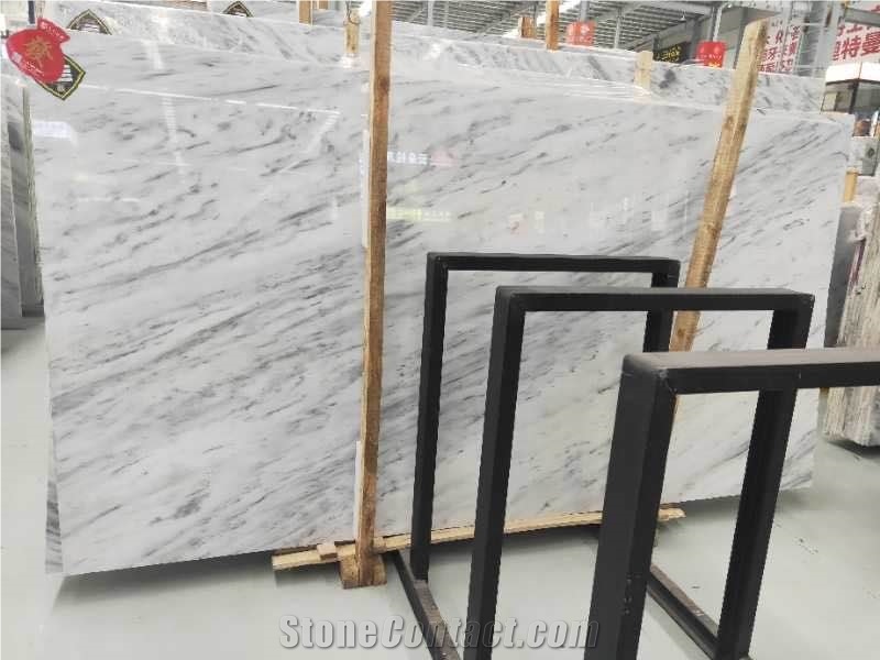 New Tesla White China New Calacatta Marble Slabs